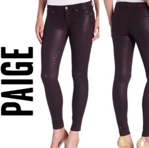 Paige Verdugo Skinny Ankle Rhubarb Jean's size 25